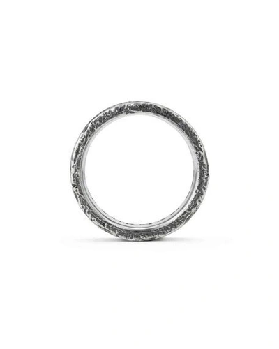 Shop David Yurman Men's Shipwreck Band Ring, 8mm In Silver