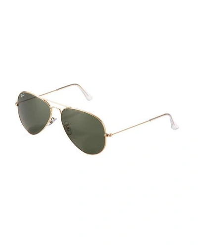 Shop Ray Ban Teardrop Aviator Sunglasses, Gold