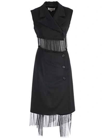 Shop Maison Margiela Dress In Black