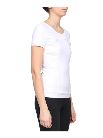 Shop Adidas By Stella Mccartney Performance Essential T-shirt In Bianco