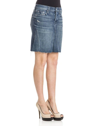 Shop Mother - Skirt In Denim