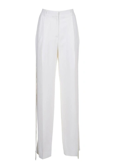 Shop Givenchy Trousers In Bianco