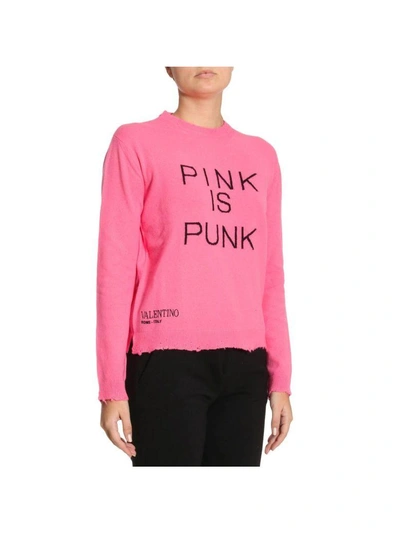 Shop Valentino Sweater Sweater Women  In Pink