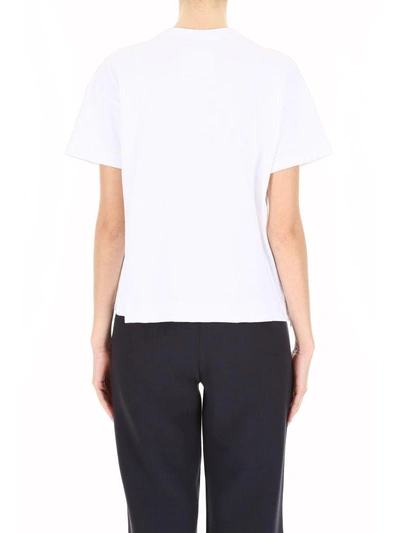 Shop Sacai Uniform T-shirt In Off White (white)
