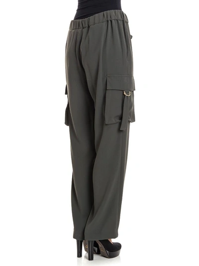 Shop Michael Michael Kors Trousers In Military