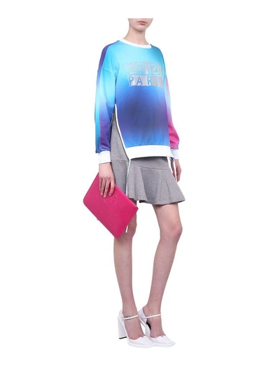 Shop Kenzo Northern Lights Cotton Sweatshirt In Multicolor