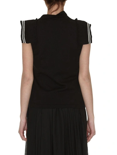 Shop Philosophy Di Lorenzo Serafini Knit Top In Black