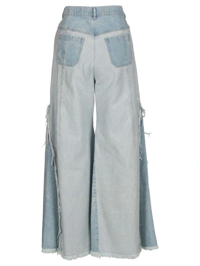 Shop Chloé Chloe Denim Culotte In Light Blue