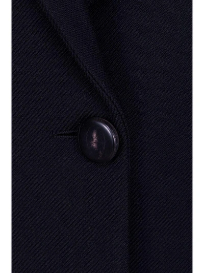 Shop Proenza Schouler Long Coat Ovesize In Black