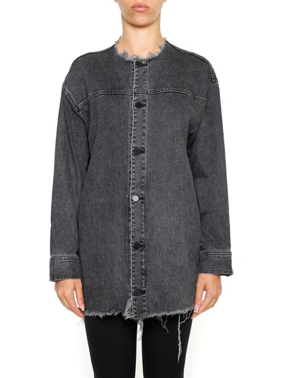 Shop Alexander Wang Haze Jacket In Gray Fade