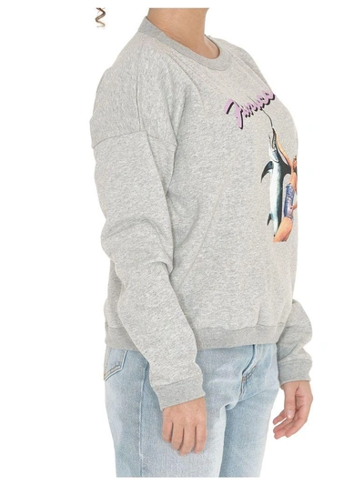 Shop Fiorucci Swordfish Sweatshirt In Grey