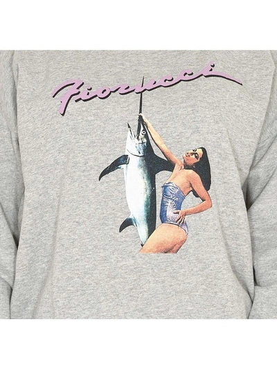 Shop Fiorucci Swordfish Sweatshirt In Grey