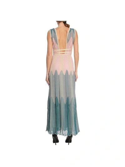 Shop M Missoni Dress Dress Women  In Turquoise