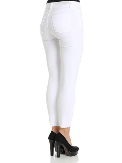Shop J Brand Capri Jeans In White