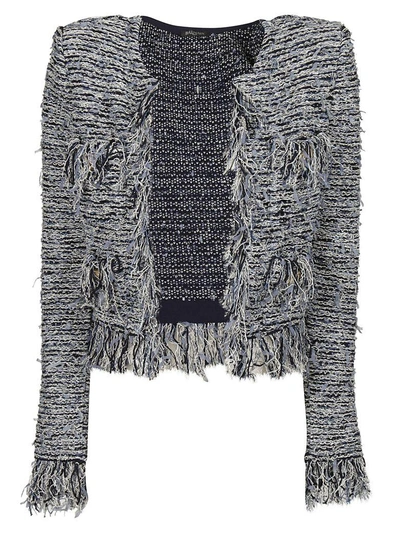 Shop Balmain Fitted Tweed Jacket