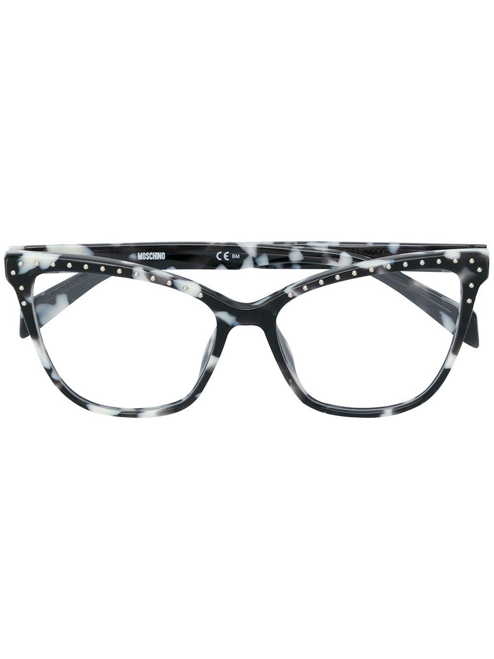 moschino cat eye glasses