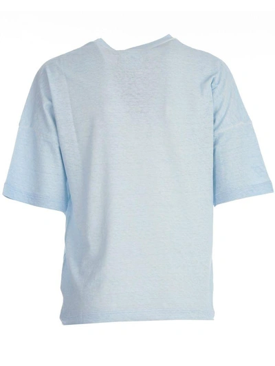 Shop Dsquared2 Short Sleeve T-shirt In Light Blue