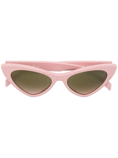 Shop Moschino Eyewear Cat Eye Sunglasses