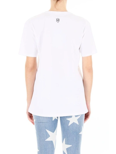 Shop Alexander Mcqueen Oversized T-shirt With Animal Letters Print In Whitebianco