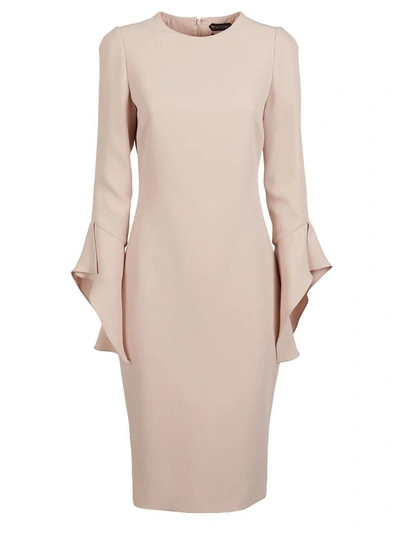 Shop Tom Ford Asymmetric Dress In Pearl Pink