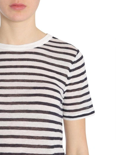 Shop Alexander Wang T Striped T-shirt In Multicolor