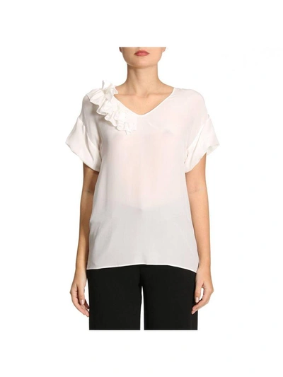 Shop Boutique Moschino Top Top Women  In White