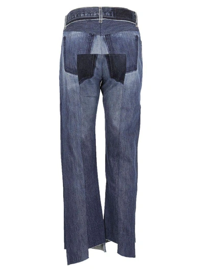 Shop Vetements Reworked Push Up Jeans In Blue