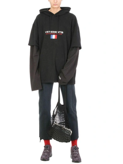 Shop Vetements X Levi-s Reworked Push Up Black Jeans