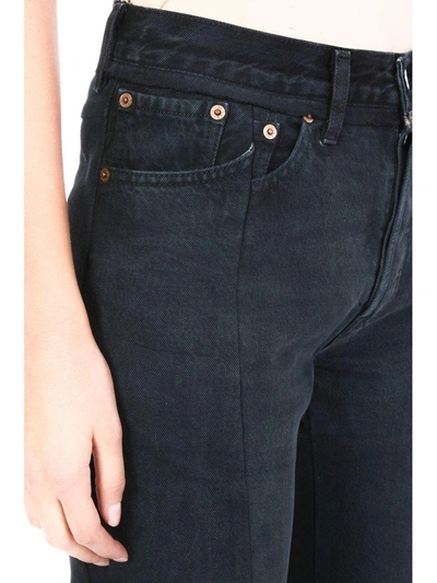 Shop Vetements X Levi-s Reworked Push Up Black Jeans