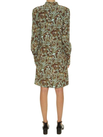 Shop Chloé Paisley Printed Dress In Multicolor