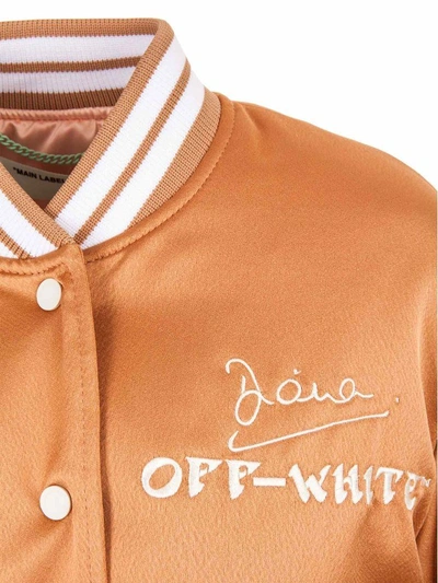 Shop Off-white Jacket In Nude Bianco