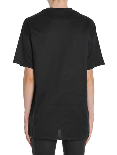 Shop Balmain Oversize Fit T-shirt In Nero