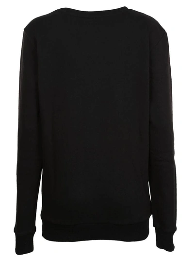 Shop Marcelo Burlon County Of Milan Kappa Sweatshirt In Black White