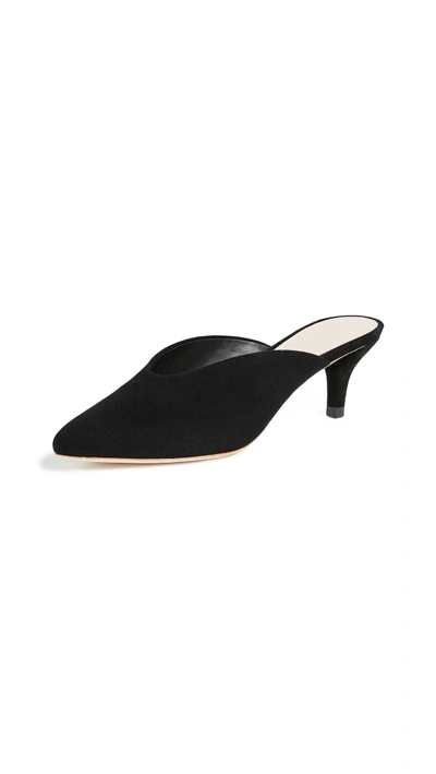 Shop Loeffler Randall Juno Heeled Mules In Black