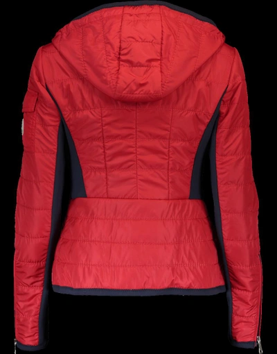 Shop Moncler Andradite Fitted Puffer Jacket In Red