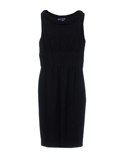 Shop Boutique Moschino Knee-length Dress In Black