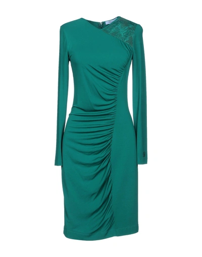 Shop Blumarine Knee-length Dress In Green