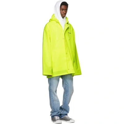 Vetements yellow raincoat cheap