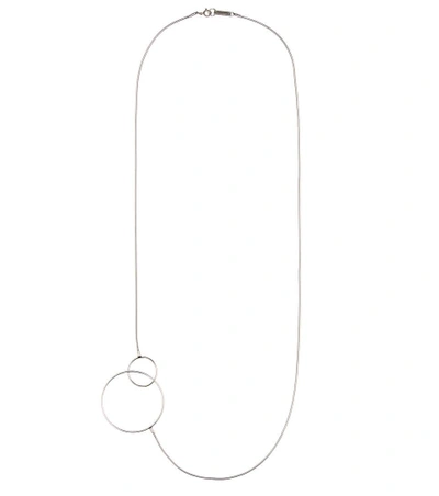 Shop Isabel Marant Circular Chain Necklace In Silver