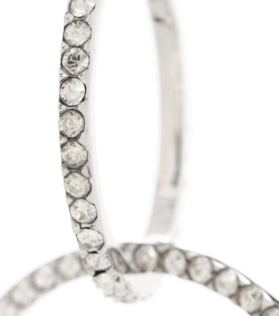 Shop Isabel Marant Crystal-embellished Earrings In Silver
