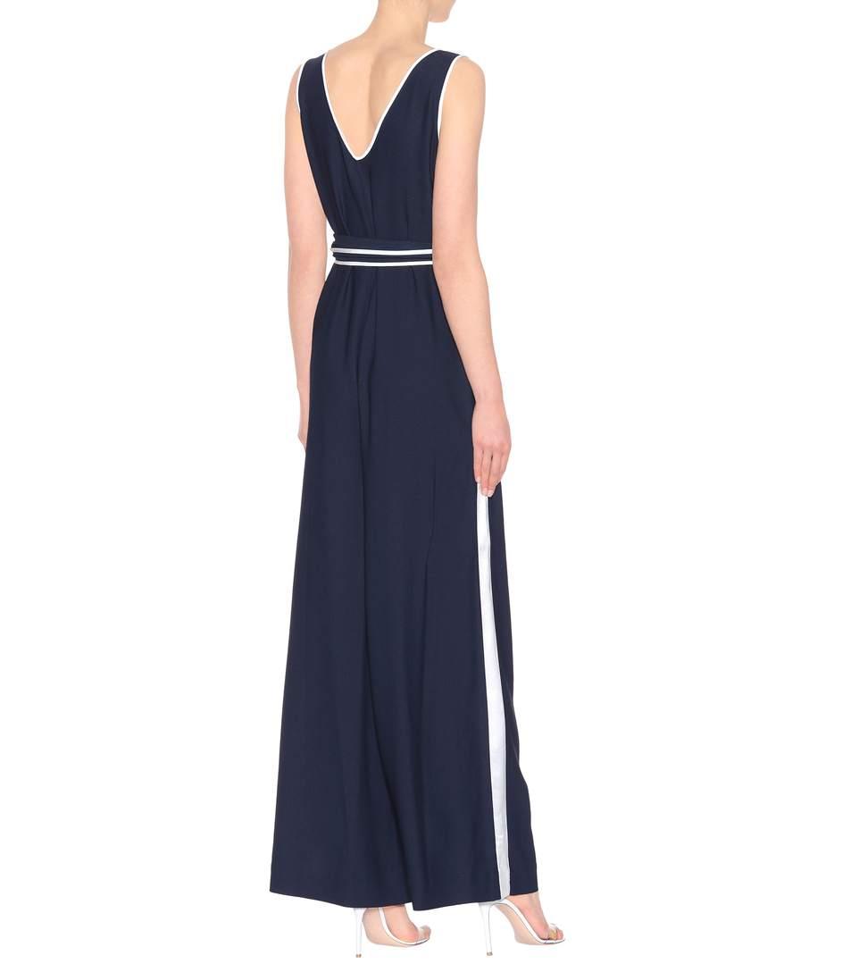 dvf daisy belted jumpsuit