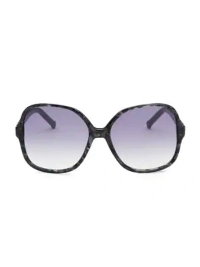 Shop Colors In Optics Women's Orifina Ii Rounded Square Sunglasses In Black Quartz