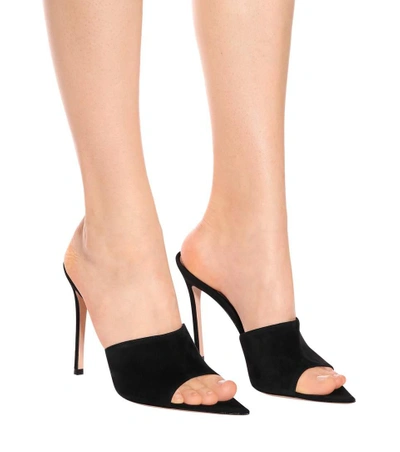 Shop Gianvito Rossi Alise Suede Sandals In Female