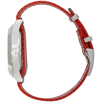 Shop Gucci Red G-timeless Watch