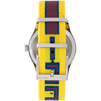 Shop Gucci Yellow G-timeless Watch