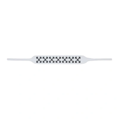 Off-white Logo Print Sunglasses Strap In White