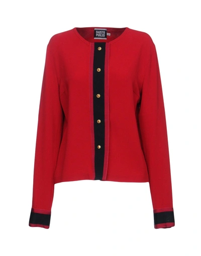 Shop Fausto Puglisi Solid Color Shirts & Blouses In Brick Red