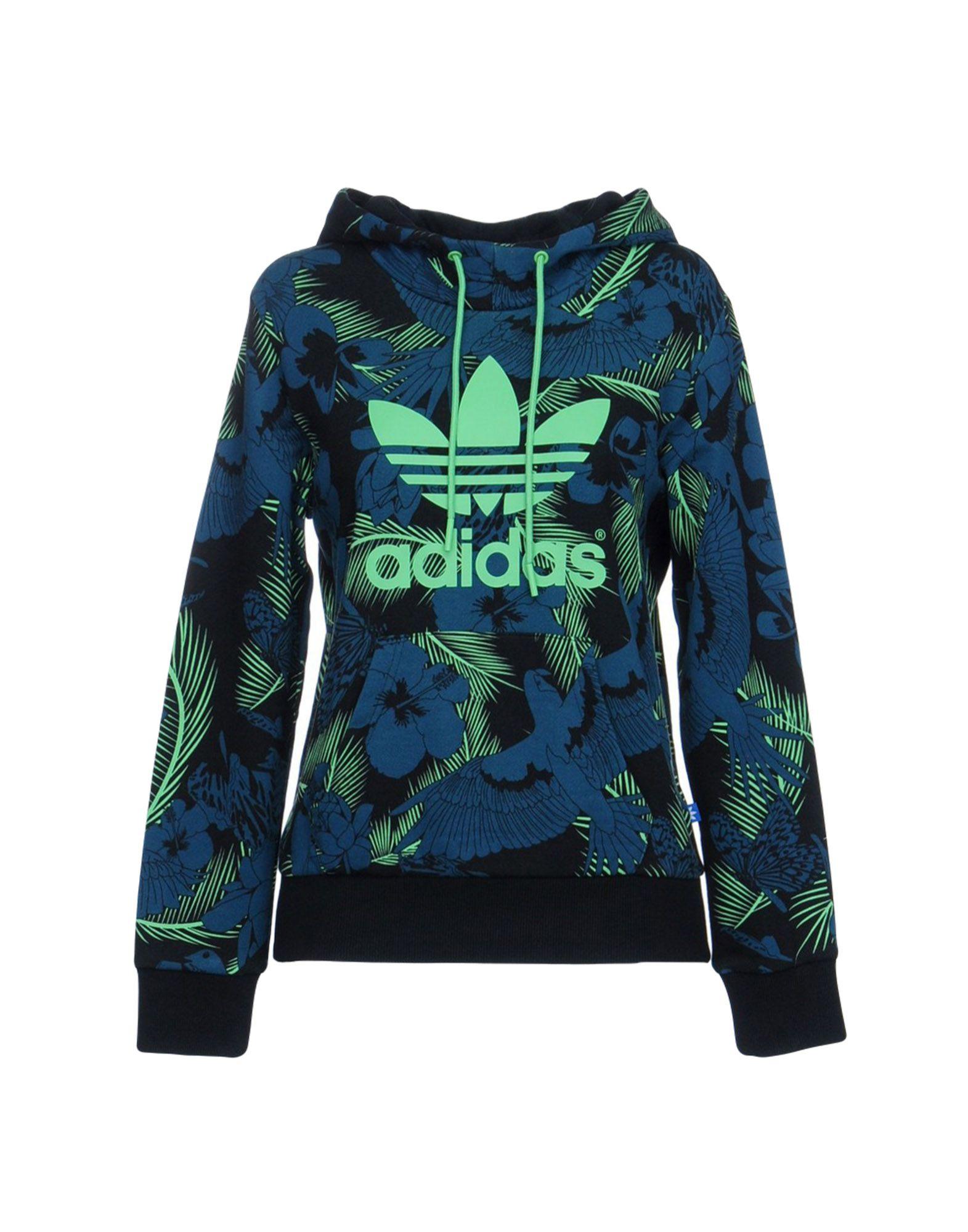 Adidas Originals Sweatshirts In Deep Jade | ModeSens