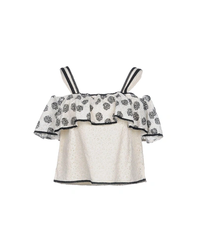 Shop Intropia Top In Ivory