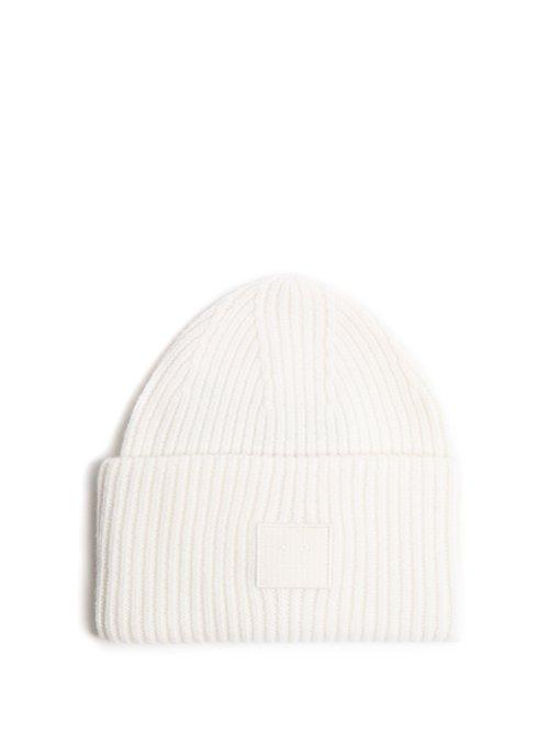 acne studios beanie white